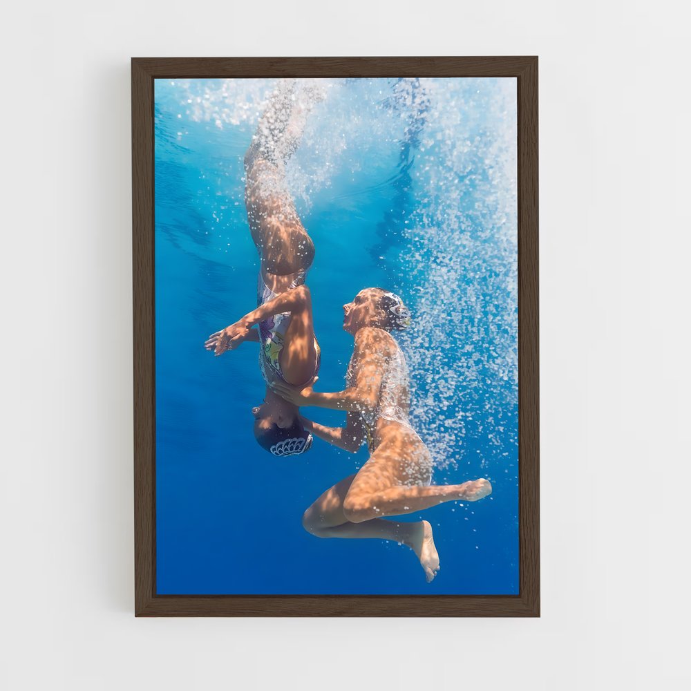 Poster Océan de Grâce – affiche Natation synchronisée (vue 5)